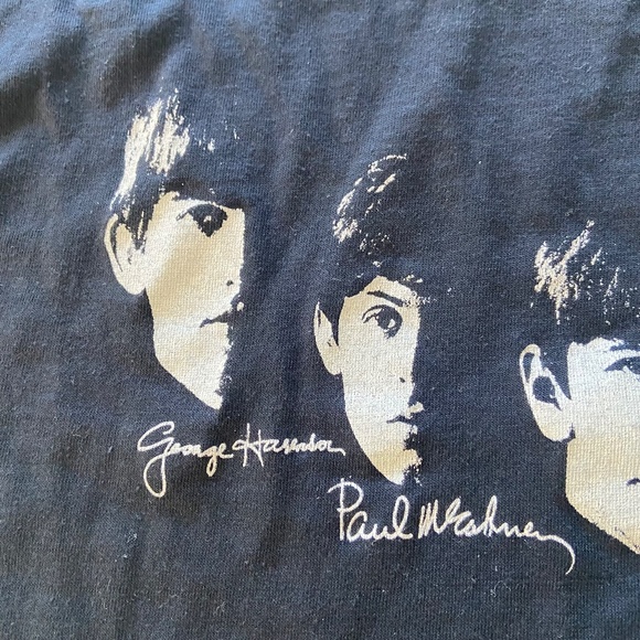 Vintage 60s The Beatles T-Shirt Mens S/M Single Stitch USA Music Rock Band Tee - Picture 5 of 12